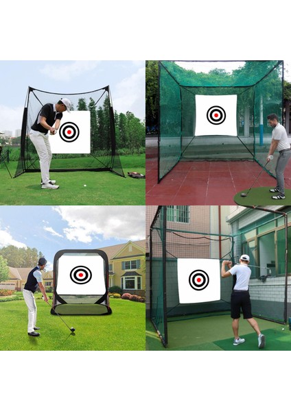 Golf Hedef Kumaş Salıncak Eğitim Yardımları Iç Mekan Bahçesi Beyaz Için Sürüş Aralığı (Yurt Dışından) indirimleri