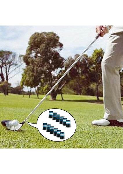 12X Dayanıklı Golf Demir Ferül Boyutu .370 Konik Ipucu Adaptörü Golf Aksesuarları Mavi Beyaz Siyah (Yurt Dışından) fırsatları