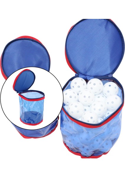 Golf Topu Çanta Golf Topları Tutucu Golf Aksesuarı Üst Kolu ile Su Geçirmez L (Yurt Dışından) fırsatları