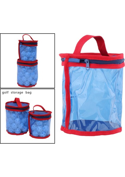 Golf Topu Çanta Golf Topları Tutucu Golf Aksesuarı Üst Kolu ile Su Geçirmez L (Yurt Dışından) indirimleri