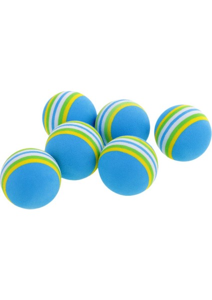 6 Adet Golf Topları Golf Eğitim Topu Profesyonel Elastik Sünger Mavi (Yurt Dışından) indirimleri