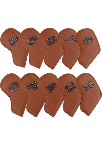 10PACK Evrensel Golf Demir Başkak, 4-9, P, S, A, x Demir Kulübü Kahve Koruma (Yurt Dışından) modelleri