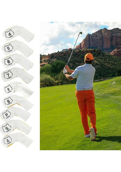 9x Animal Golf Club Head Kapakları Ürenler Headcovers Putter Fairway Ahşap Kapağı (Yurt Dışından) modelleri