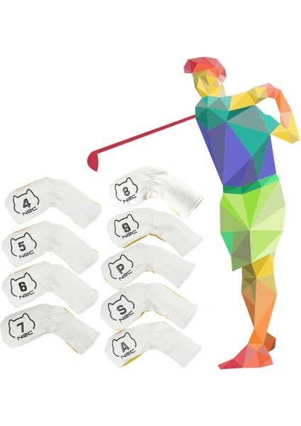 9x Animal Golf Club Head Kapakları Ürenler Headcovers Putter Fairway Ahşap Kapağı (Yurt Dışından) fırsatları