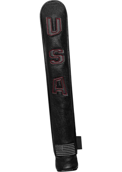 Pu Golf Hizalama Çubuk Kapağı Tutucu Abd Işlemeli Kasa Premium Headcover Siyah Kırmızı (Yurt Dışından) fiyatları