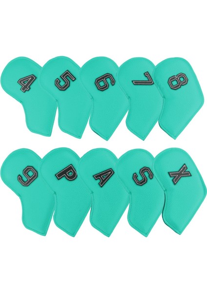 10PACK Evrensel Golf Demir Headcover, 4-9, P, S, A, x Demir Kulübü Yeşil Koruma (Yurt Dışından) modelleri