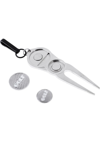 Hafif Golf Yeşil Divot Çatallı Topu Marker Iki Işaretçi (Yurt Dışından) fırsatları