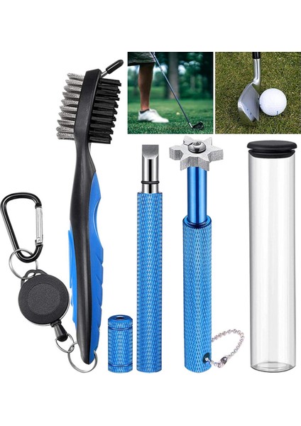 Golf Club Temizleyici Golf Kulübü Fırça Tüm Golf Irons Erkekler Mavi (Yurt Dışından) fırsatları