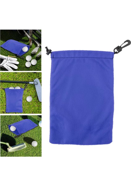 Snap Kanca Depolama Çantası ile Golf Ipli Çanta Açık Mavi Için Çanta Flanel (Yurt Dışından) modelleri