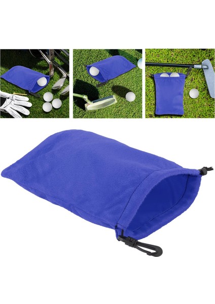 Snap Kanca Depolama Çantası ile Golf Ipli Çanta Açık Mavi Için Çanta Flanel (Yurt Dışından) fırsatları