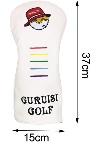 Golf Kafa Örtüsü Hafif Nemli Kanıtlı Açık Hava Kulübü Başlık Koruma Hediyesi 1 Sürücü Beyaz (Yurt Dışından) indirimleri