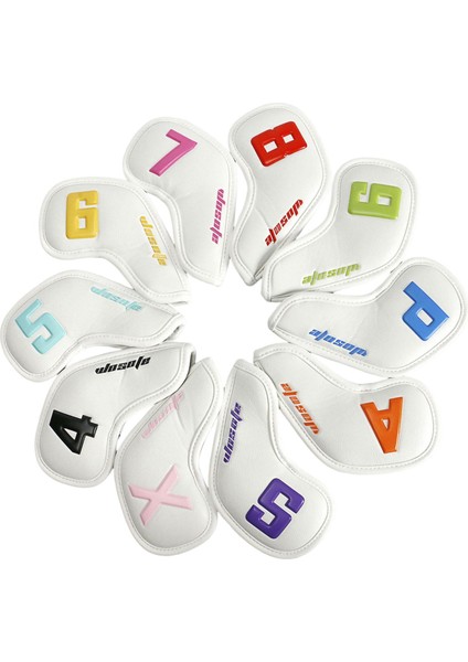 10 Sayı Uzun Boyun Golf Kulübü Kafa Zarif Dikişleri Kapsar Pürüzsüz Doku Beyaz (Yurt Dışından) fiyatları