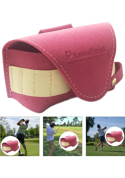 Koruyucu Golf Topu Dayanıklı Taşıma Saklama Çantası Tee Tutucu Kılıfı Konteyner Pembe (Yurt Dışından) indirimleri