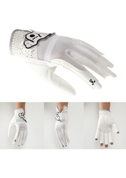 2x Bayanlar Golf Eldiveni Oynatıcı Beyaz Sol El Nefes Spor Rahat (Yurt Dışından) indirimleri