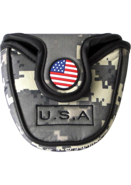 Pu Golf Iron Club Hood Headcover Golf Putter Set Kapağı Kapak Evrensel (Yurt Dışından)