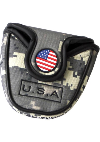 Pu Golf Iron Club Hood Headcover Golf Putter Set Kapağı Kapak Evrensel (Yurt Dışından) modelleri