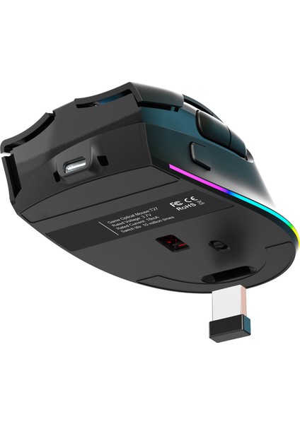 1 Set Kablosuz Fare Pil Partılı Taşınabilir Optik Fare 11 Aydınlatma Etkileri Konforlu Kavrama Bilgisayar Aksesuarları Güçlü Dayanıklılık 1200DPI USB Ofis Için Fare (Yurt Dışından) fırsatları