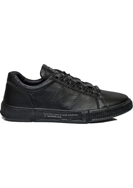Orthopedix Basel 102 20250 Hakiki Deri Siyah-Siyah Erkek Sneaker Spor Ayakkabı fiyatları