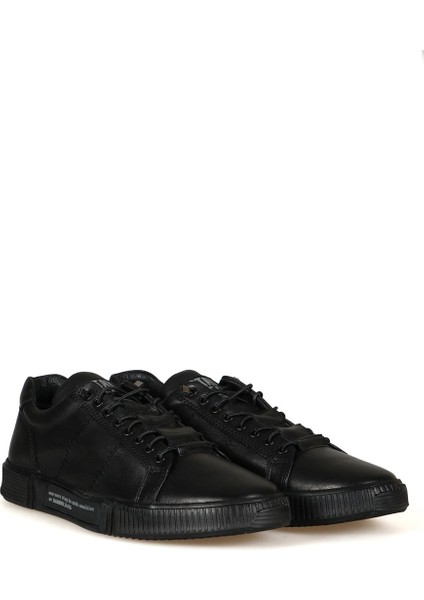 Orthopedix Basel 102 20250 Hakiki Deri Siyah-Siyah Erkek Sneaker Spor Ayakkabı modelleri