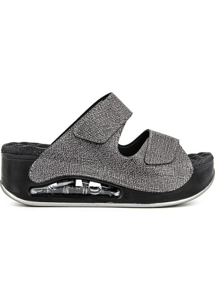 Orthopedix Eos Air Max Tabanlı Cırtlı Füme Kadın Terlik 33202 fiyatları