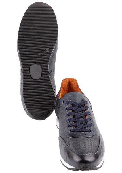 13113 Sneaker Lacivert Deri Ayakkabı fırsatları