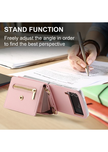 For Samsung Galaxy Z Flip3 Aşk Cüzdan Çapraz Beden Cep Telefonu Kılıfları (Yurt Dışından) fırsatları