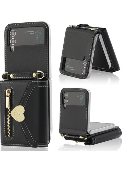 For Samsung Galaxy Z Flip3 Aşk Cüzdan Çapraz Beden Cep Telefonu Kılıfları (Yurt Dışından) fiyatları