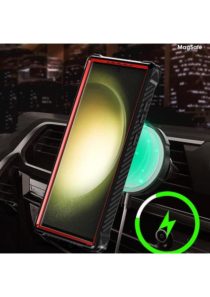 For Samsung Galaxy S23 Plus Manyetik Emme Yüzük Zırh Cep Telefonu Kılıfları (Yurt Dışından) fırsatları