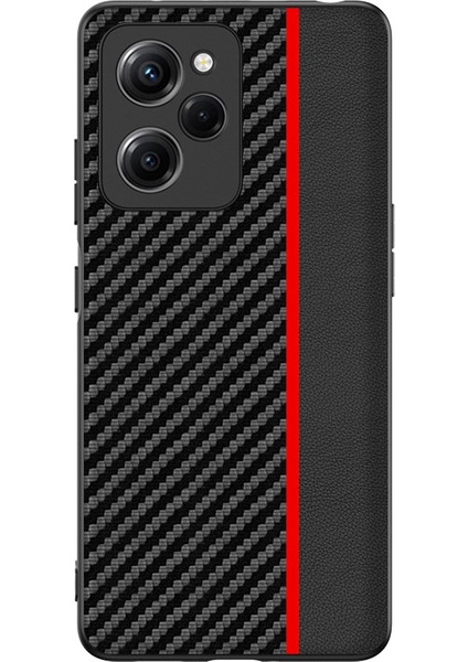 For Poco X5 Pro 5g Karbon Fiber Dikiş Cep Telefonu Kılıfları (Yurt Dışından)