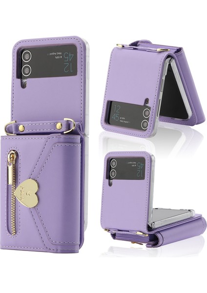 For Samsung Galaxy Z Flip4 Aşk Cüzdan Çapraz Beden Cep Telefonu Kılıfları (Yurt Dışından) fiyatları