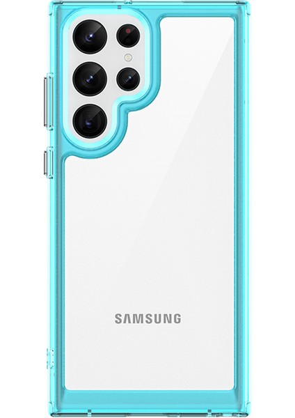 For Samsung Galaxy S23 Ultra Şeffaf Akrilik Cep Telefonu Kılıfları (Yurt Dışından)