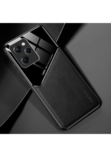For Poco X5 Pro 5g Manyetik Emme Dikiş Deri Deseni Cep Telefonu Kılıfları (Yurt Dışından)