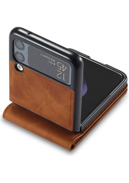 For Samsung Galaxy Z Flip4 Cilt Hissi Yakın Kart Cep Telefonu Kılıfları (Yurt Dışından) modelleri
