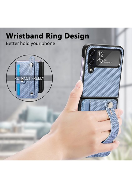 For Samsung Galaxy Z Flip3 Cüzdan Bileklik Cep Telefonu Kılıfları (Yurt Dışından) fiyatları