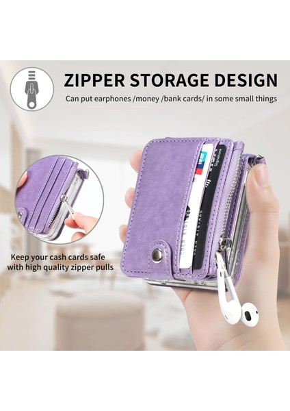 For Samsung Galaxy Z Flip3 Uzun Şerit Sökmek Fermuar Cep Telefonu Kılıfları (Yurt Dışından) fiyatları