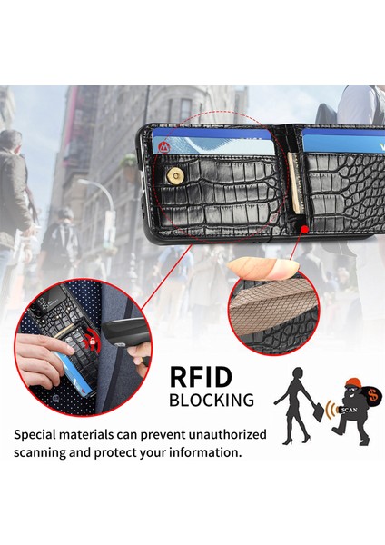 For Samsung Galaxy Z Flip4 Timsah Deseni Manyetik Toka Yakın Kart Cep Telefonu Kılıfları (Yurt Dışından) indirimleri