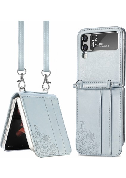 For Samsung Galaxy Z Flip3 Çapraz Beden Lane Cep Telefonu Kılıfları (Yurt Dışından)
