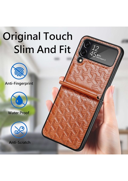 For Samsung Galaxy Z Flip4 Işletme Pastil Cep Telefonu Kılıfları (Yurt Dışından)