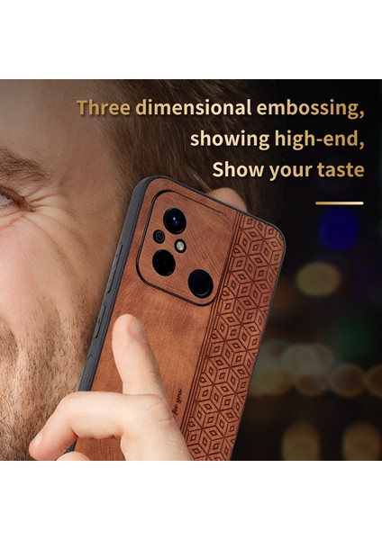 For Xiaomi Redmi 12C 3D Basmak Retro Cep Telefonu Kılıfları (Yurt Dışından) modelleri