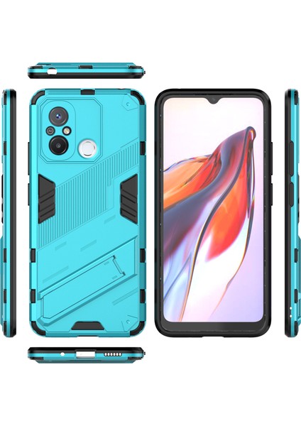 For Xiaomi Redmi 12C Görünmez Braket Zırh Cep Telefonu Kılıfları (Yurt Dışından) modelleri