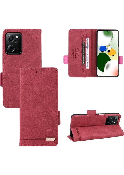 For Poco X5 Pro 5g Donanım Manyetik Toka Cep Telefonu Kılıfları (Yurt Dışından)