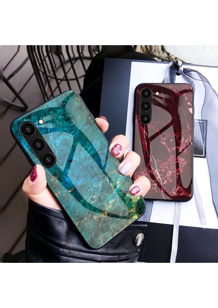 For Samsung Galaxy S23 Plus Mermer Cep Telefonu Kılıfları (Yurt Dışından) fırsatları