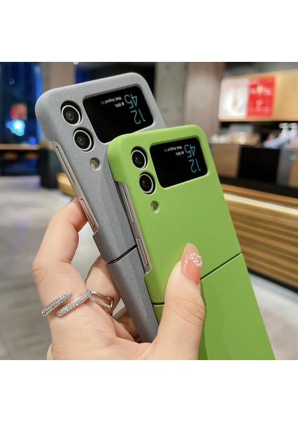 For Samsung Galaxy Z Flip4 Mat Hissi Cep Telefonu Kılıfları (Yurt Dışından) modelleri