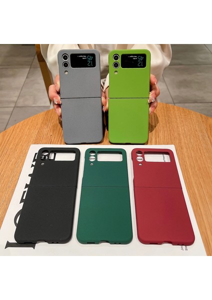 For Samsung Galaxy Z Flip4 Mat Hissi Cep Telefonu Kılıfları (Yurt Dışından) indirimleri