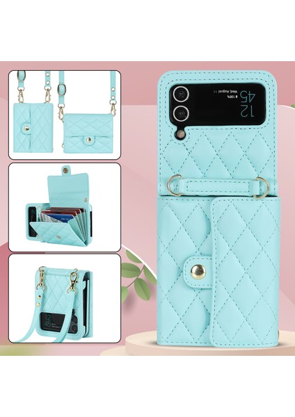 For Samsung Galaxy Z Flip3 Piyano Kartı Eğik Aralık Cep Telefonu Kılıfları (Yurt Dışından)