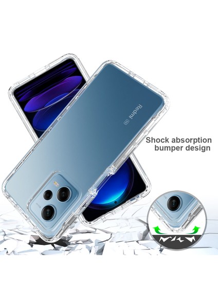 For Poco X5 Pro 5g Ikisi Bir Arada Şeffaf Gradyan Cep Telefonu Kılıfları (Yurt Dışından) fırsatları
