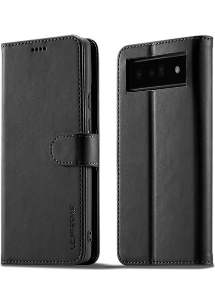 For Google Pixel 6 Sıkışmış Cüzdan Braket Cep Telefonu Kılıfları Kılıfı (Yurt Dışından)