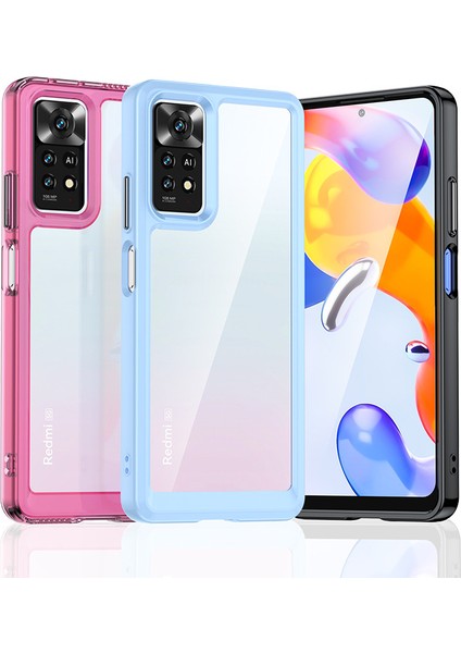 For Redmi Note 11 Pro Şeffaf Akrilik Cep Telefonu Kılıfları (Yurt Dışından)
