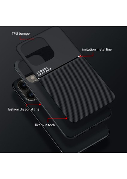 For Apple iPhone 13 Pro Max Manyetik Emme Cep Telefonu Kılıfları (Yurt Dışından)