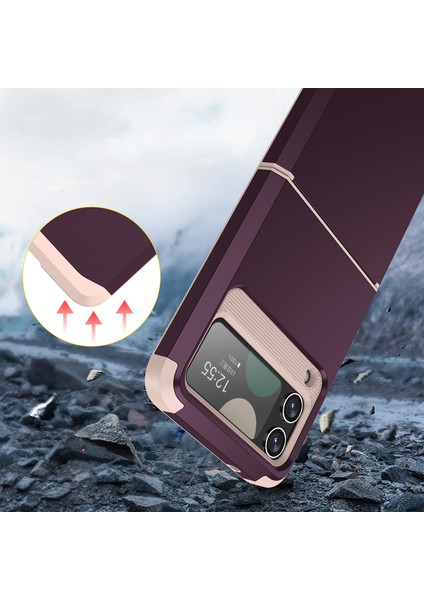 For Samsung Galaxy Z Flip3 Zırh Cep Telefonu Kılıfları (Yurt Dışından) indirimleri